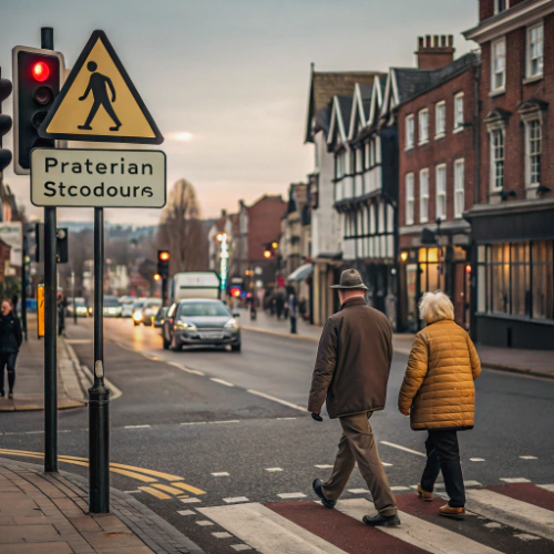 Struck as a pedestrian Shrewsbury